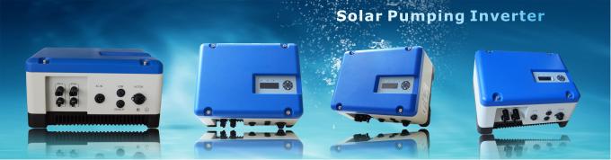 Inverseur solaire de pompe de rendement élevé avec la phase DC/AC 5.5kW de la fonction 3 de MPPT