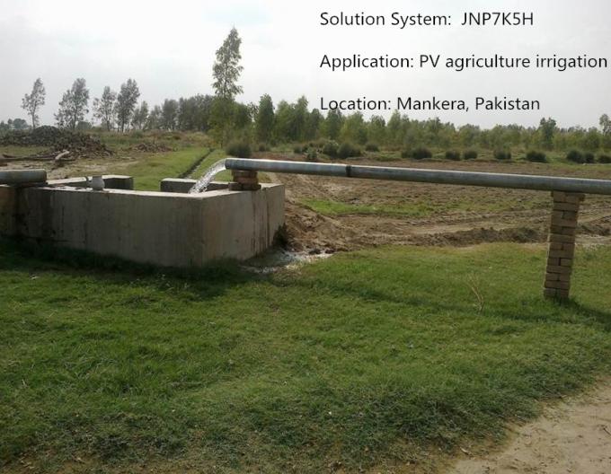 système de traitement solaire d'eau potable de système d'irrigation de la pompe 7.5kw avec l'inverseur solaire