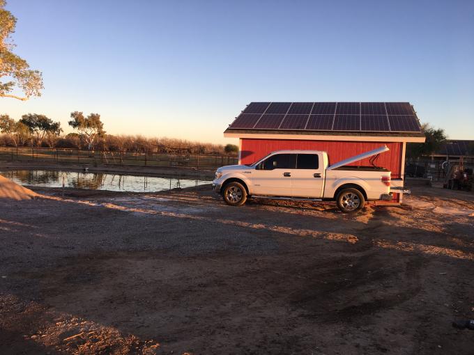 C.C 3.7kw à l'inverseur solaire à C.A. pour automatiquement commencent et arrêtent le système d'irrigation solaire
