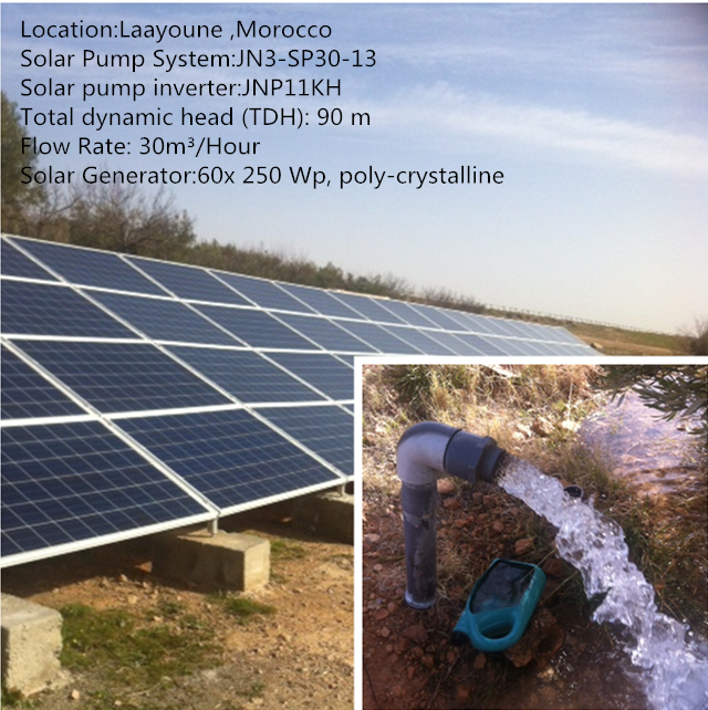 Système d'irrigation actionné solaire de la protection IP65 380v 11kw avec l'affichage d'affichage à cristaux liquides